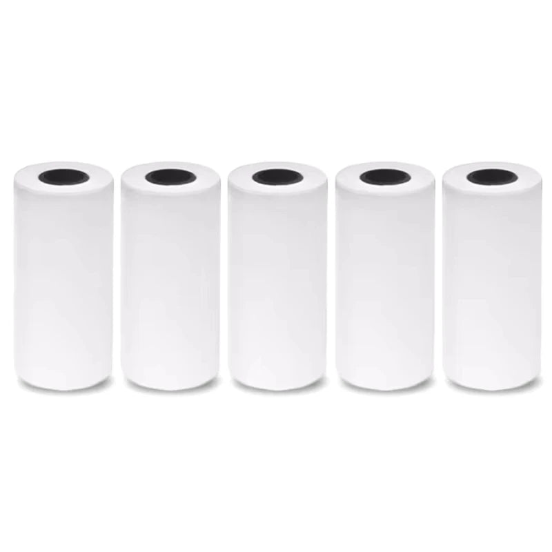 Portable Mini Thermal Printer for Travel – 58mm Bluetooth Photo & Label Printer, Wireless Printing for Android & iOS, Compact & Travel-Friendly